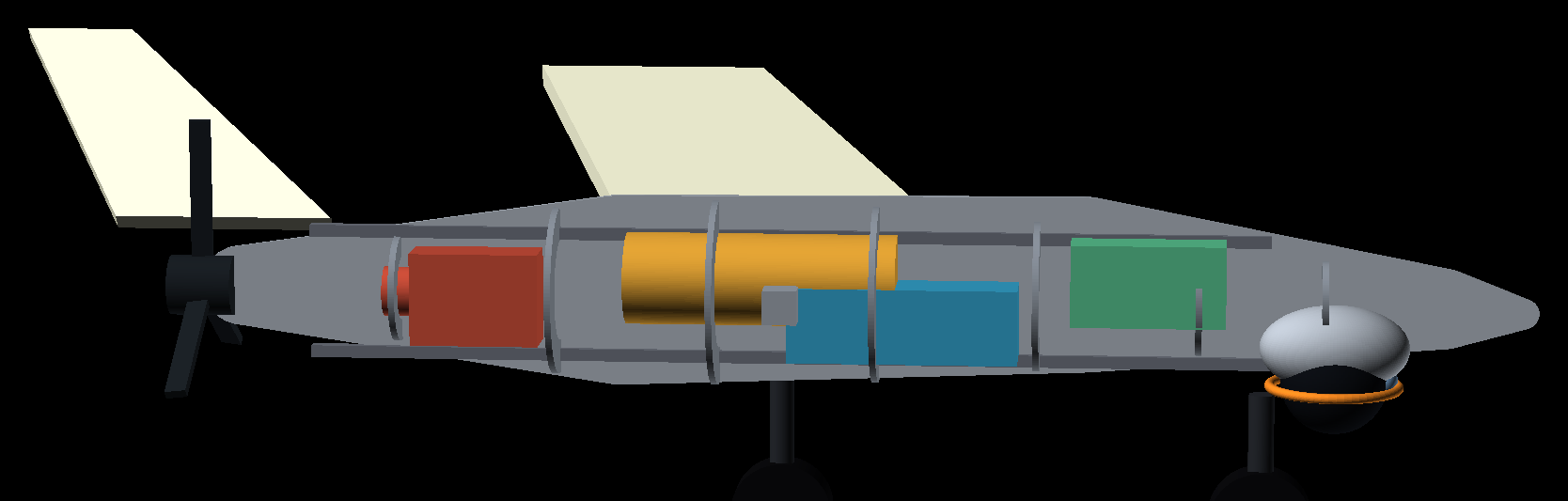 WILDFIRE structural half-section cutaway