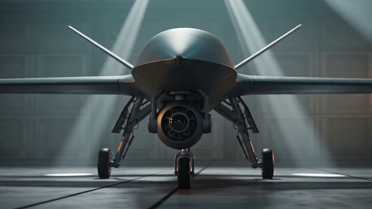 WILDFIRE photoreal hangar render